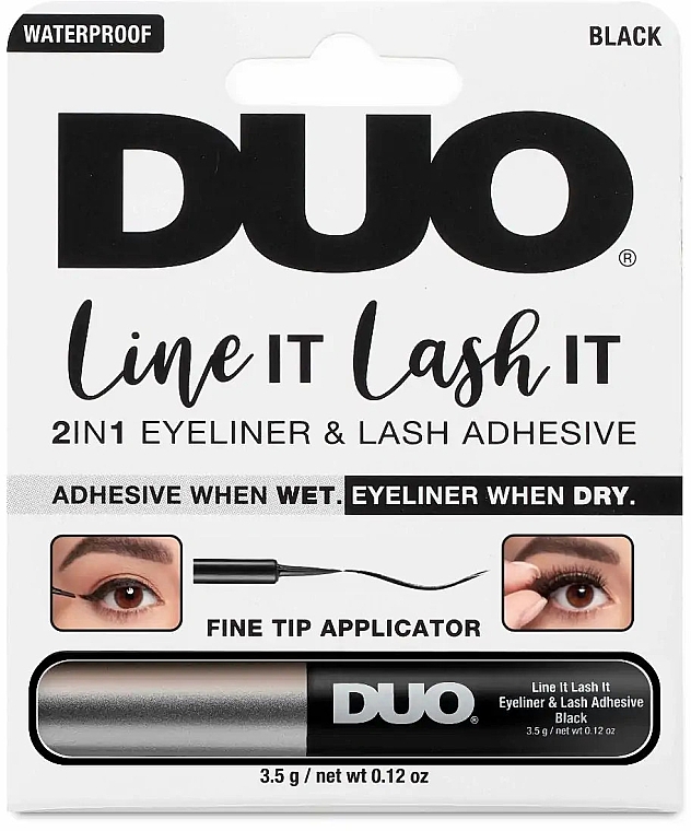 2in1 Augenbrauen-Liner - Ardell Duo 2in1 Eyeliner & Lash Adhesive — Bild N2