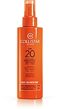 Düfte, Parfümerie und Kosmetik Feuchtigkeitsspendende Anti-Aging Bräunungsmilch für den Körper mit Vitamin E SPF 20 - Collistar Tanning Moisturizing Milk Spray SPF 20