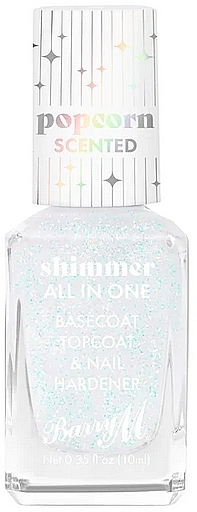 Nagellack mit Glitzer - Barry M Shimmer All In One Nail Paint  — Bild N1