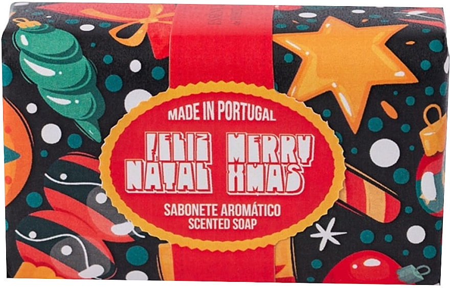 Naturseife mit Orangen- und Zimtduft - Essencias De Portugal Feliz Natal Merry Christmas — Bild N1