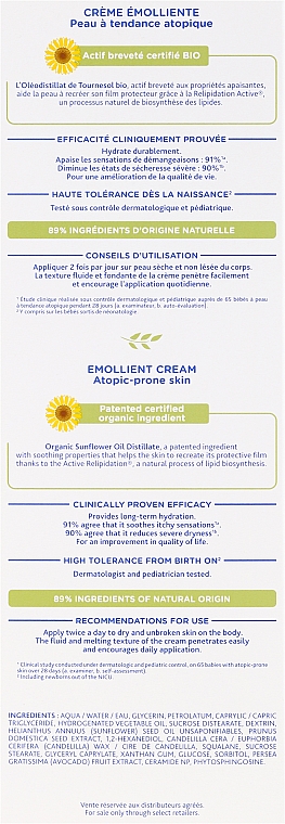 Baby- und Kindercreme für trockene und atopische Haut mit Sonnenblumenöl - Mustela Stelatopia Emollient Cream With Sunflower — Bild N3