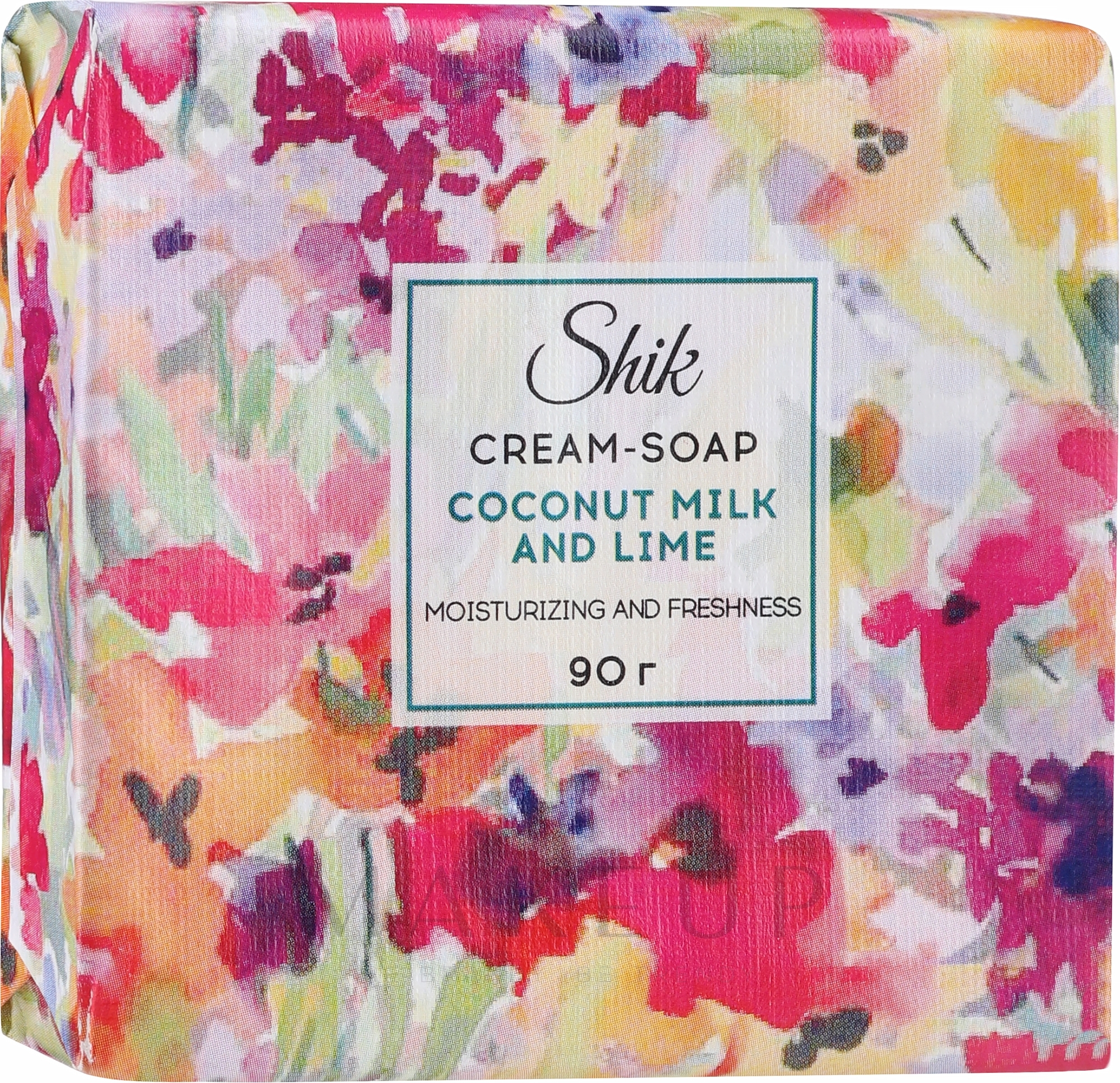 Feuchtigkeitsspendende und erfrischende Creme-Seife mit Kokosmilch und Limette - Schick — Bild 90 g