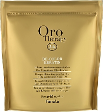 Düfte, Parfümerie und Kosmetik Aufhellendes Haarpuder mit Keratin und Arganöl - Fanola Oro Therapy Color Keratin