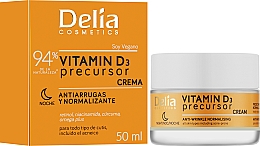 Anti-Falten-Nachtcreme mit Vitamin D3 - Delia Vitamin D3 Precursor Night Cream — Bild N2