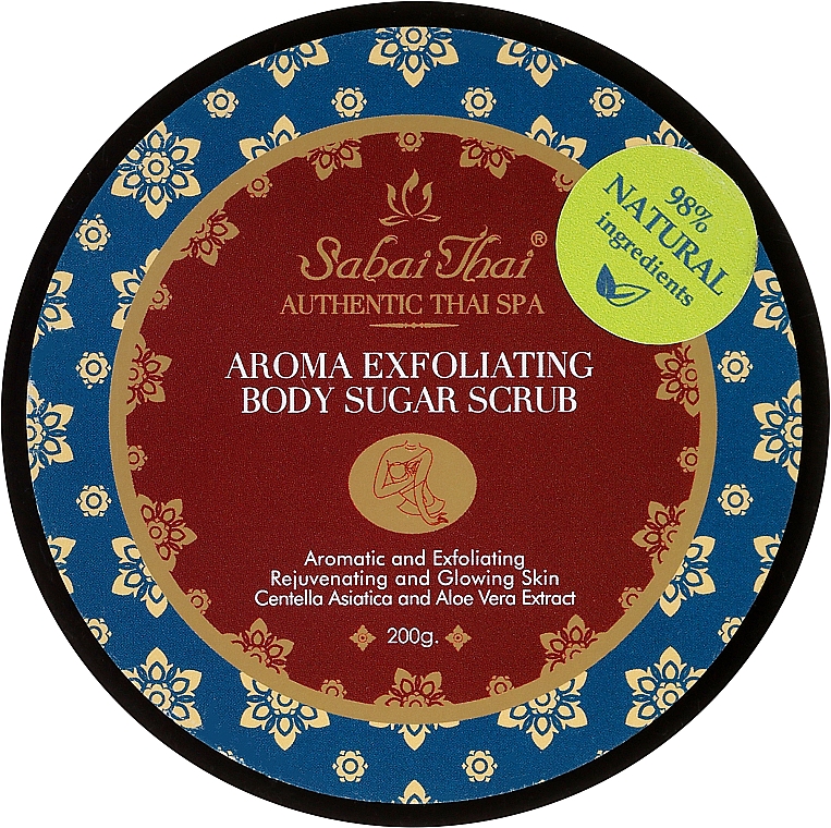Zucker-Körperpeeling aus Wassernabel und Aloe Vera mit Jasminduft - Sabai Thai Jasmine Aroma Exfoliating Body Sugar Scrub — Bild N1