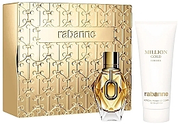 Set - Paco Rabanne Million Gold For Her (Eau de Parfum/50 ml + Körperlotion/100 ml) — Bild N1