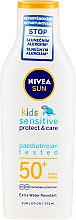 Düfte, Parfümerie und Kosmetik Sonnenschutzlotion für Kinder SPF 50+ - Nivea Sun Kids Pure & Sensitive Sun Lotion SPF50+
