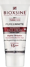 Aufhellende Gesichtscreme - Bioxine Pure & White Whitening Face Cream SPF15 — Bild N1