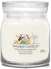 Düfte, Parfümerie und Kosmetik Duftkerze - Yankee Candle Signature Sweet Vanilla Horchata