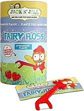 Kinderzahnseide Erdbeere - Jack N' Jill Kids Fairy Floss Strawbery Flavour — Bild N1