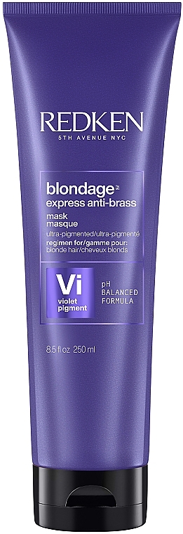 Haarmaske gegen Gelbstich - Redken Color Extend Blondage Express Anti-Brass Mask — Bild N1