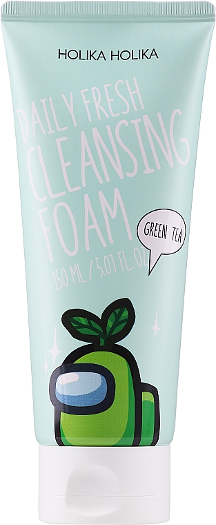 Beruhigender Gesichtswaschschaum mit grünem Tee - Holika Holika Among Us Daily Fresh Cleansing Foam Green Tea — Bild N1