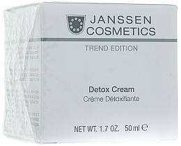 Düfte, Parfümerie und Kosmetik Antioxidative Gesichtscreme - Janssen Cosmetics Skin Detox Cream 