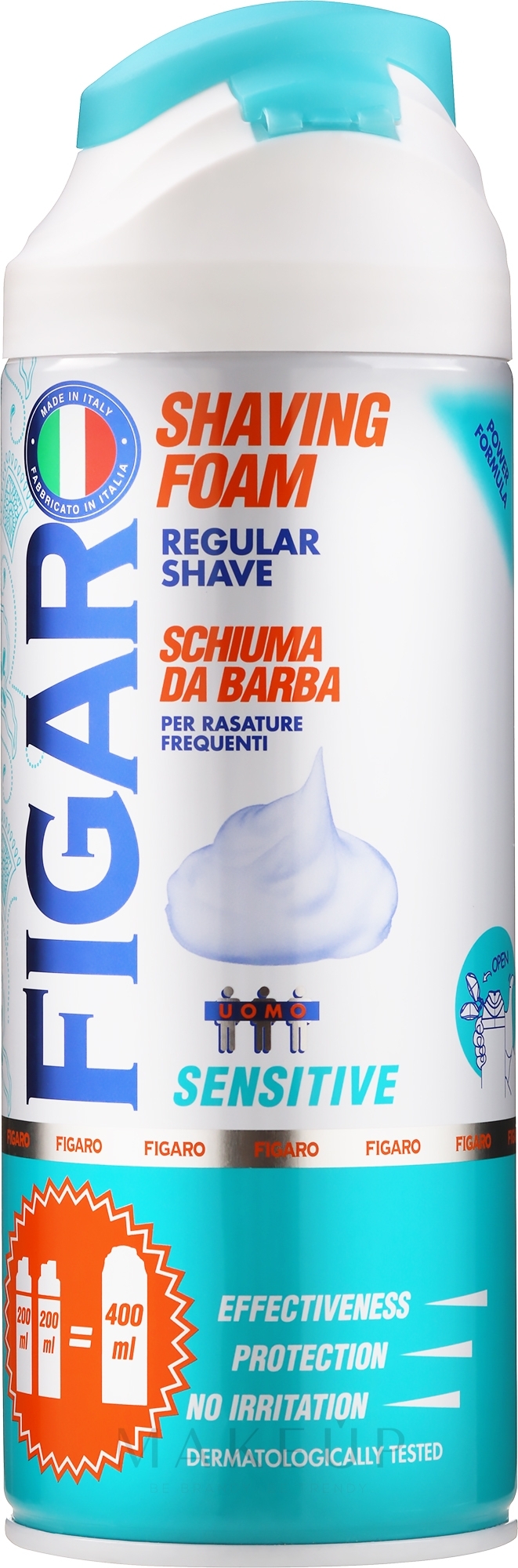 Rasierschaum für empfindliche Haut - Mil Mil Figaro Shaving Foam — Bild 400 ml