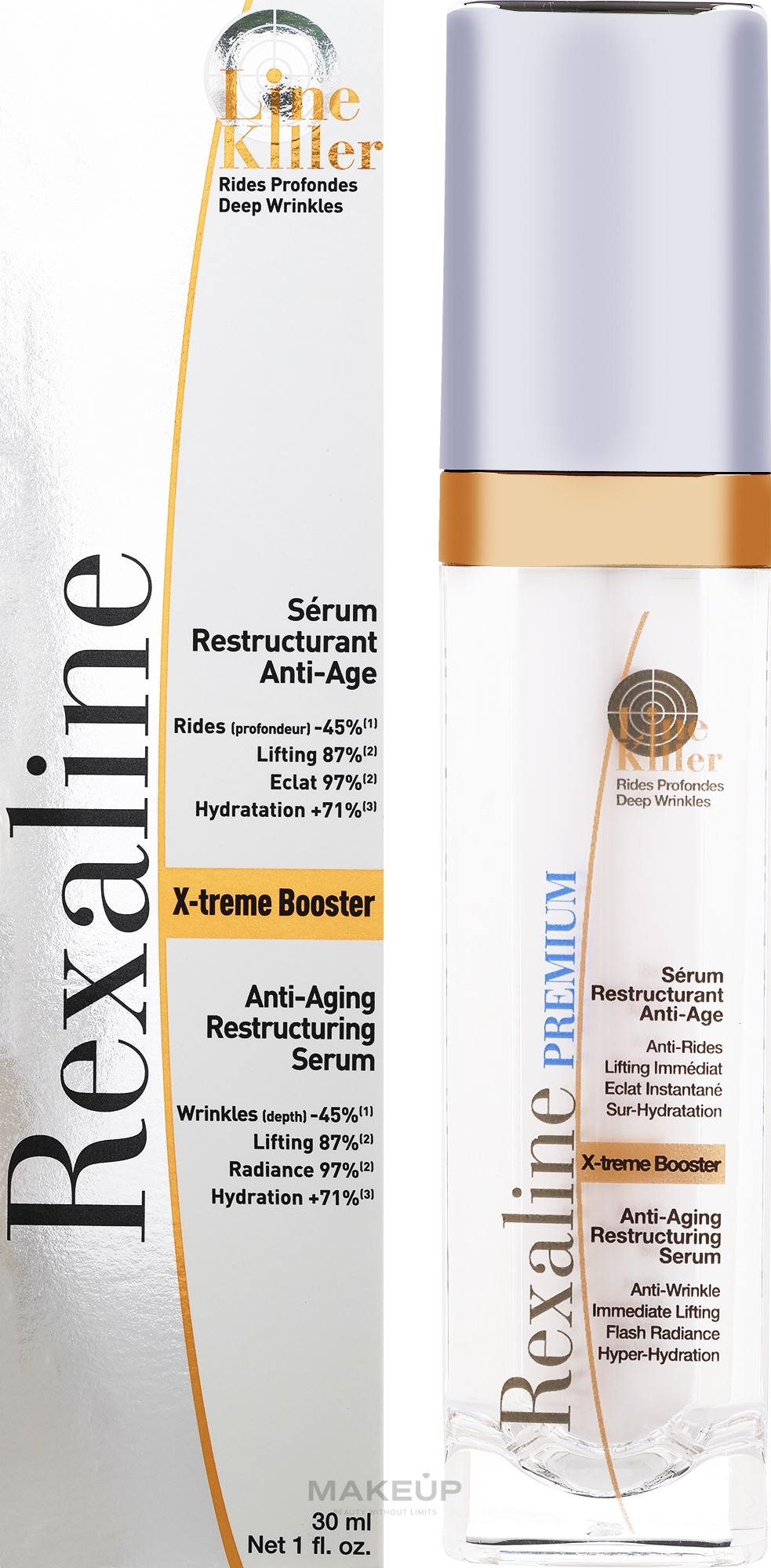 Regenerierendes Anti-Aging Gesichtsserum - Rexaline Line Killer X-Treme Booster Serum — Bild 30 ml