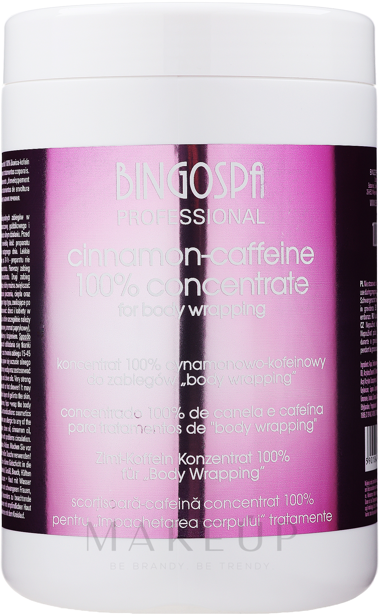 Anti-Cellulite Konzentrat mit Zimt und Koffein - BingoSpa Cinnamon- Caffeine 100% Concentrate  — Foto 1000 g