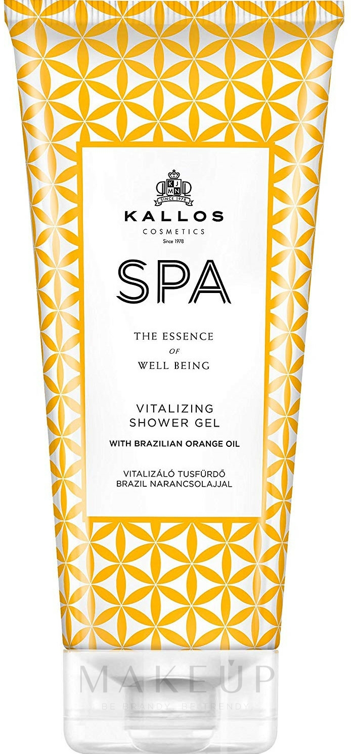 Erfrischendes Duschgel - Kallos Cosmetics Spa Vitalizing Shower Gel — Bild 200 ml