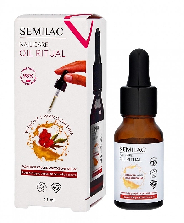Revitalisierendes Nagel- und Nagelhautöl - Semilac Nail Care Oil Ritual — Bild N1