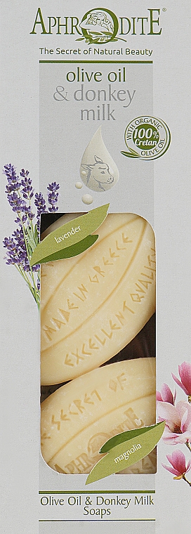 Seifenset - Aphrodite Advanced Olive Oil & Donkey Milk Soap (Seife 2x85g)  — Bild N1