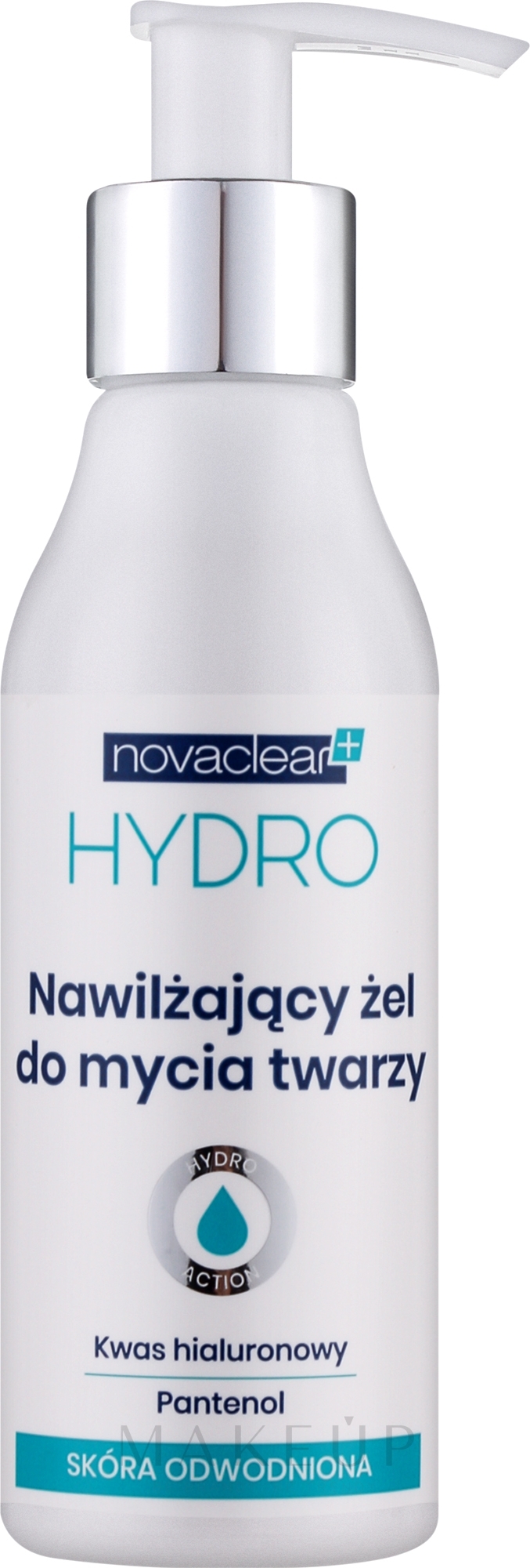 Feuchtigkeitsspendendes Reinigungsgel für das Gesicht mit 10% Hyaluronsäure und Panthenol - Novaclear Hydro Facial Cleanser — Foto 150 ml