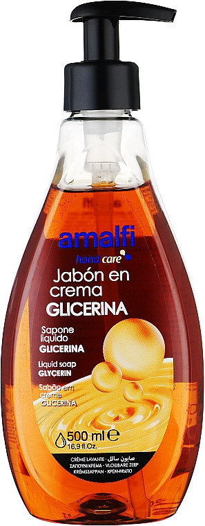 Handcreme-Seife mit Glycerin - Amalfi Glicerin Liquid Soap — Bild N1