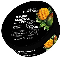 Düfte, Parfümerie und Kosmetik Creme-Maske für Hände mit Mango und Basilikum - Cafe Mimi Super Food