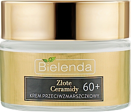 Tief regenerierende Anti-Falten Gesichtscreme mit 24K Gold, Kollagen und Ceramiden für reife und empfindliche Haut 60+ - Bielenda Golden Ceramides Anti-Wrinkle Cream 60+ — Bild N1