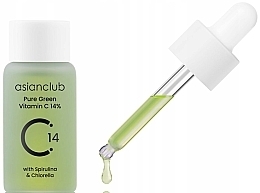 Gesichtsserum mit Vitamin C  - Asianclub Pure Green Vitamin C 14%  — Bild N2