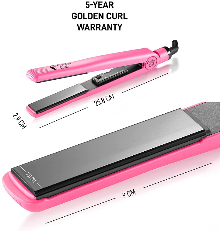 Haarglätter - Golden Curl The Pink Styler — Bild N4