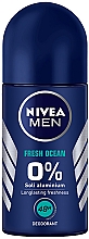 Düfte, Parfümerie und Kosmetik Deo Roll-on - Nivea Men Fresh Ocean 48H Quick Dry Deodorant Roll-On