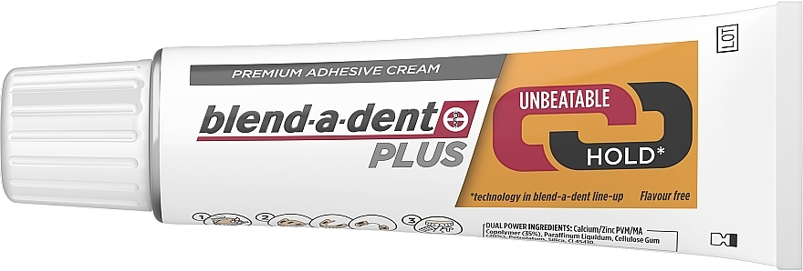Haftcreme für Voll- und Teilprothesen - Blend-A-Dent Premium Adhesive Cream Plus Dual Power Light Mint — Foto N2