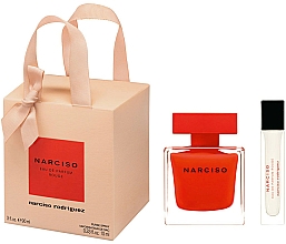 Düfte, Parfümerie und Kosmetik Narciso Rodriguez Narciso Rouge - Duftset (Eau de Parfum 90ml + Eau de Parfum Mini 10ml)