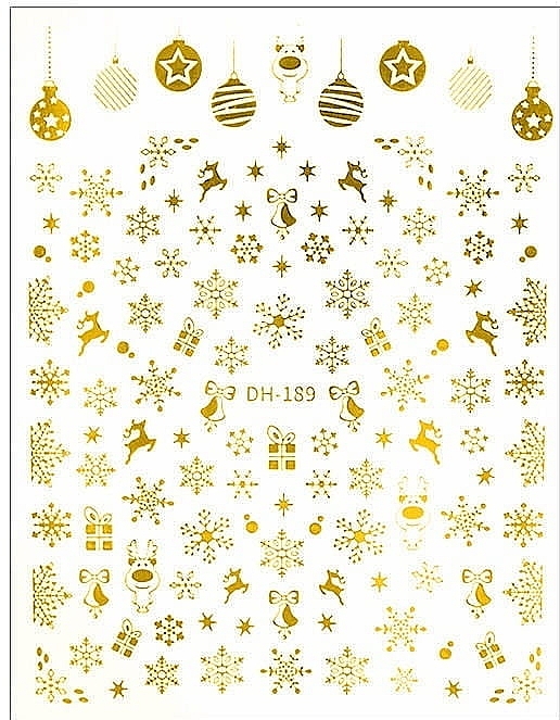 Nagelaufkleber Gold - Deni Carte (1 St.)  — Bild N1