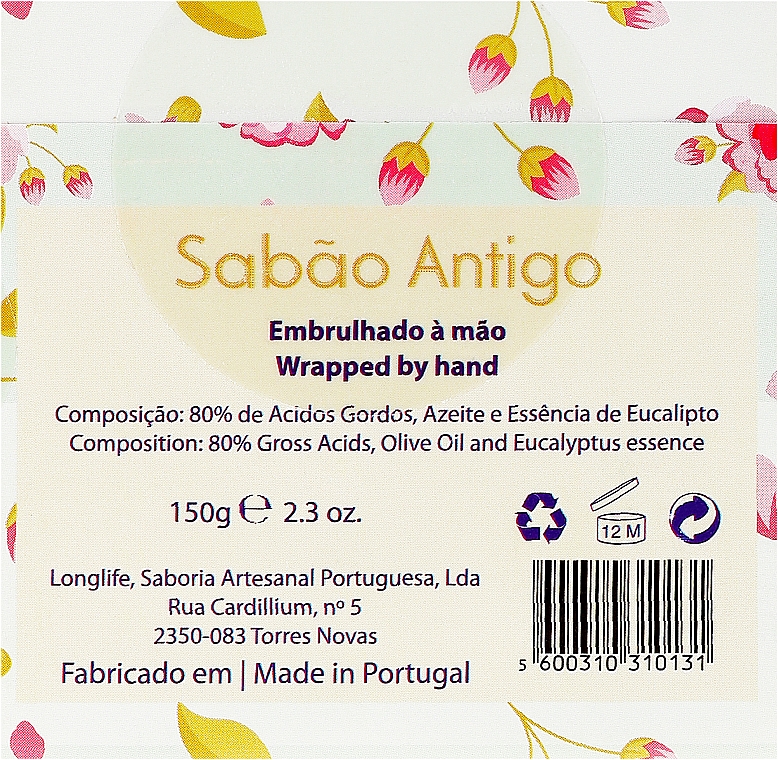 Handgemachte Naturseife mit Olivenöl - Essencias De Portugal Handmade Soap Olive Oil — Bild N2