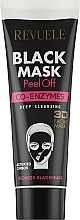 Düfte, Parfümerie und Kosmetik Schwarze Peel-Off Gesichtsmaske mit Coenzym Q10 - Revuele Black Mask Peel Off Co-Enzymes