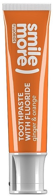 HiSkin Toothpaste With Fluoride Ginger & Orange - Zahnpasta mit Fluorid Ingwer und Orange  — Bild N1