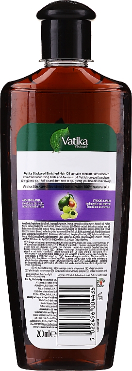 Haaröl - Dabur Vatika Black Seed Enriched Hair Oil — Foto N2