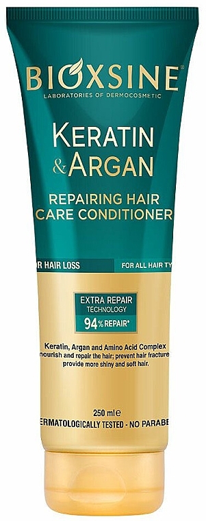 Revitalisierende Haarspülung - Biota Bioxsine Keratin & Argan Repairing Hair Care Conditioner — Bild N1