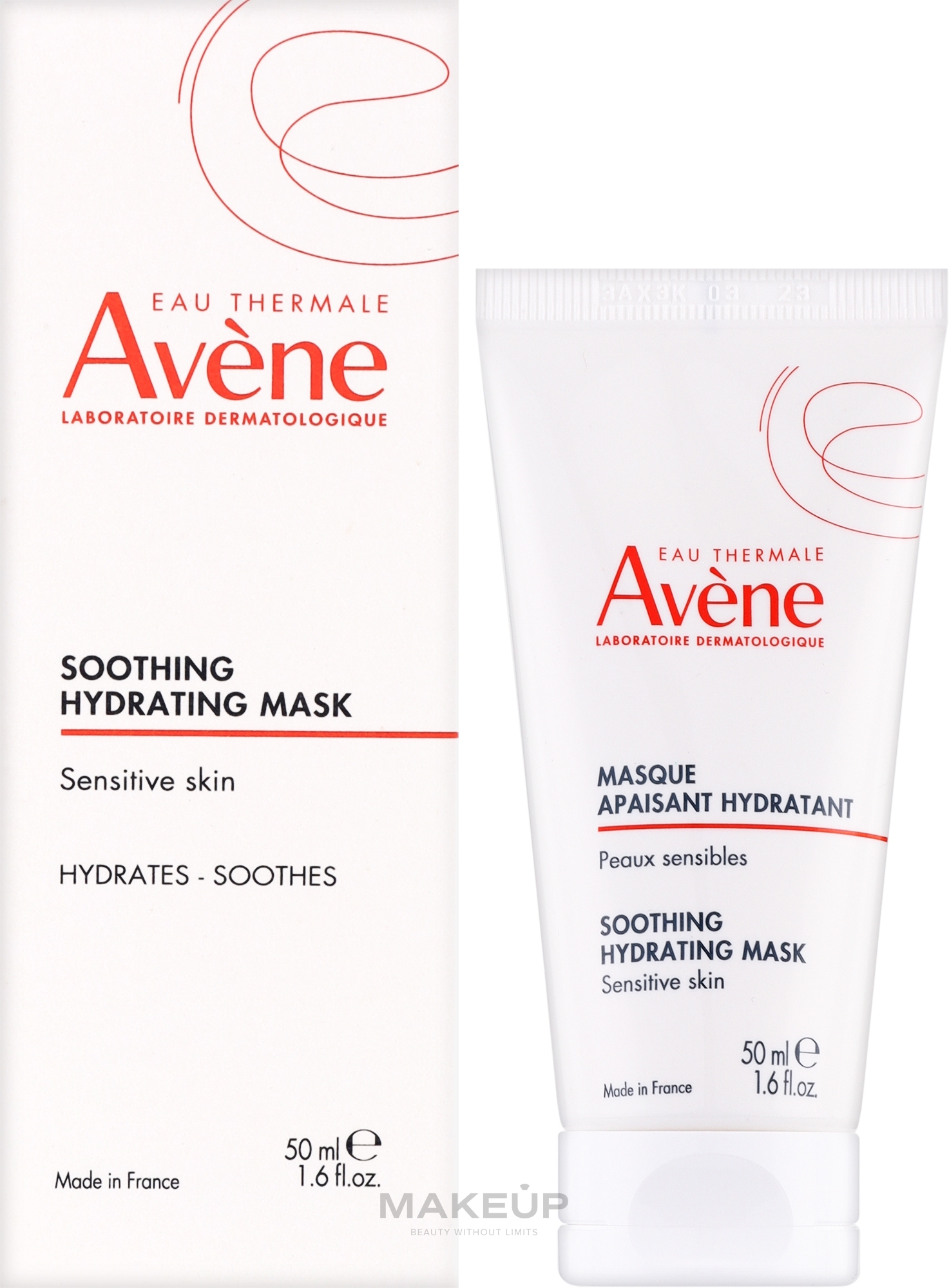 Beruhigende Maske - Avene Soothing Hydrating Mask — Bild 50 ml