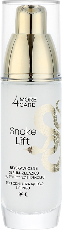 Serum für Gesicht, Hals und Dekolleté - More4Care Snake Lift Instant Serum — Bild N1