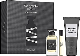 Abercrombie & Fitch Authentic Men  - Set (Eau de Toilette 100ml + Eau de Toilette 15ml + Hand- und Körperwaschgel 200ml) — Bild N1