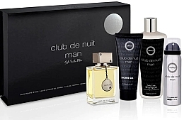 Düfte, Parfümerie und Kosmetik Armaf Club De Nuit Man - Duftset (Eau de Toilette 105ml + Deospray 50ml + Duschgel 100ml + Shampoo 250ml) 