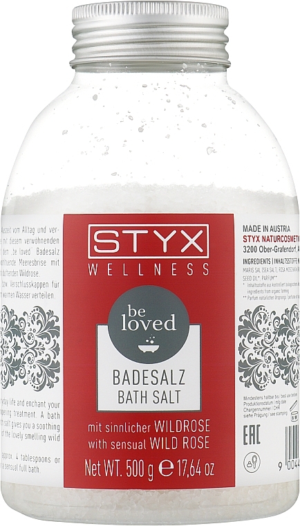 Badesalz mit Rosenduft - Styx Naturcosmetic Be Loved Bath Salt With Sensual Rose — Bild N1