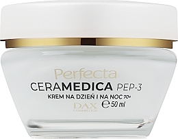 Düfte, Parfümerie und Kosmetik Korrigierende Anti-Falten-Creme für Tag und Nacht 70+ - Perfecta Ceramedica Pep-3 Face Cream 70+