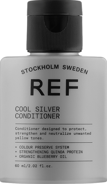Farbschützende Haarspülung mit Quinoa-Protein und Blaubeeröl - REF Cool Silver Conditioner — Bild N1