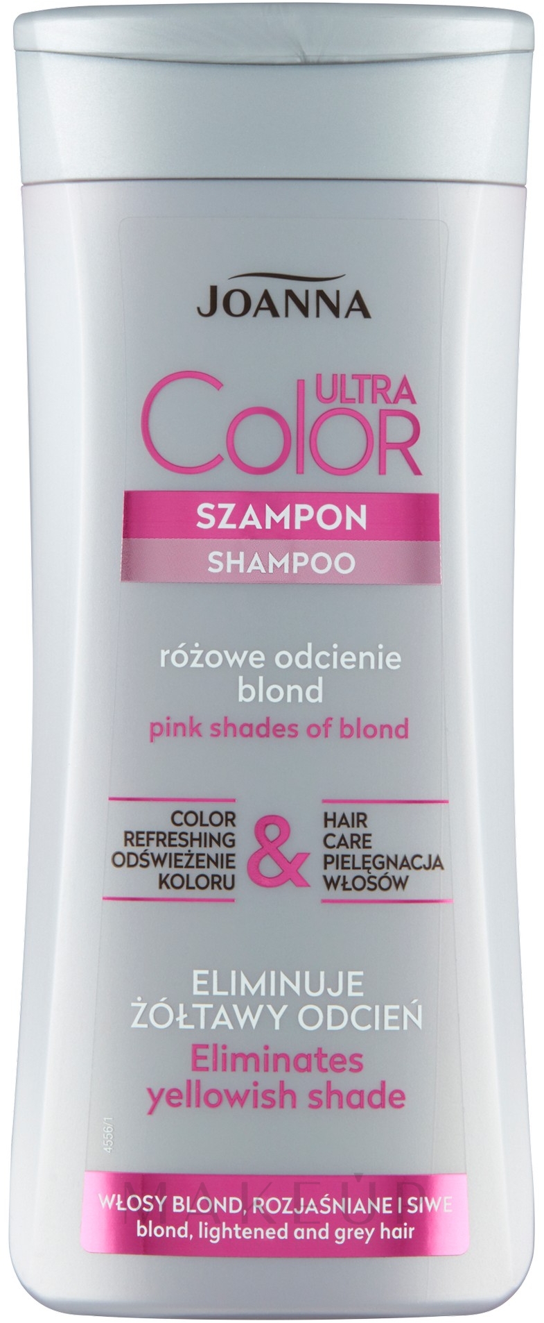 Shampoo für rosa Farbtöne für blondes, aufgehelltes und graues Haar - Joanna Ultra Color System Shampoo — Bild 200 ml
