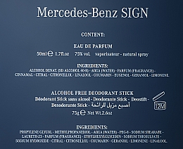 Mercedes Benz Mercedes-Benz Sing - Duftset (Eau de Parfum 50ml + Deostick 75g) — Bild N4