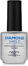 Düfte, Parfümerie und Kosmetik Schnelltrocknender Nagelüberlack - Naomi Diamond Shield