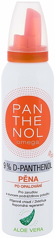 Körperschaum mit 9 % Panthenol und Aloe Vera - Omega Pharma Panthenol Omega 9% D-Panthenol After-Sun Mousse — Bild N1