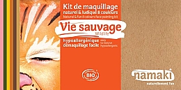 Düfte, Parfümerie und Kosmetik Schminkset für Kinder 5 St. - Namaki Wildlife 8-Color Face Painting Kit 